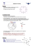 fiche règlement : l'orientation